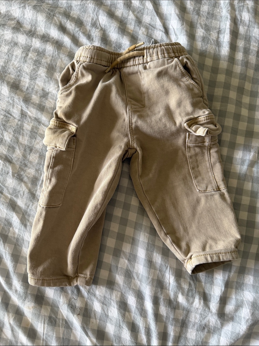 Zara Kids Cargo Joggers - Beige